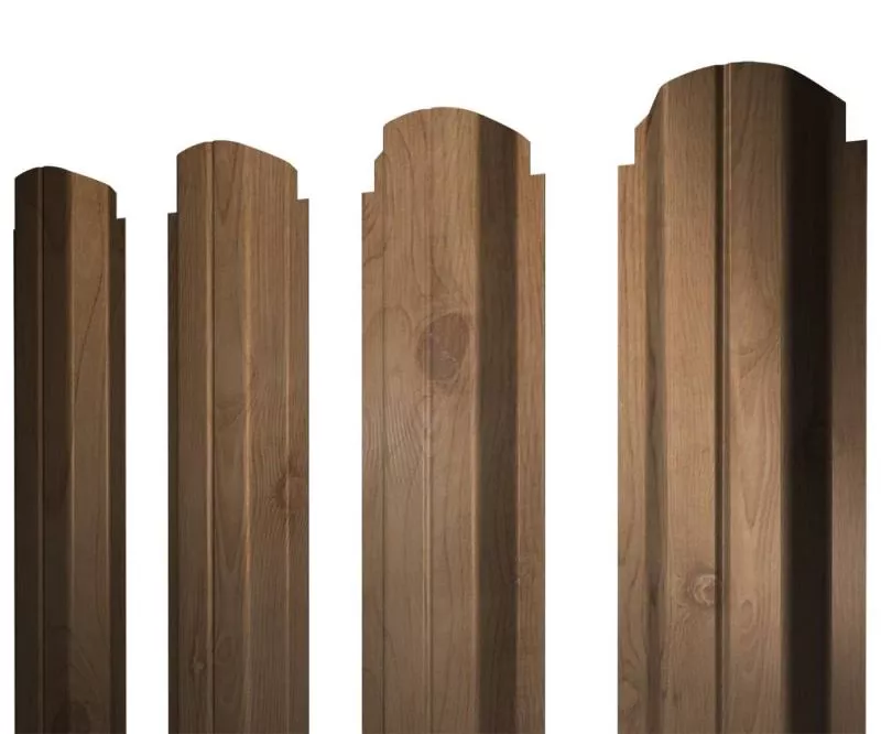 Штакетник П-образный А фигурный 0,45 Print Premium Pine Wood Fresh купить в краснодаре
