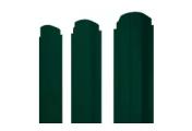 Штакетник П-образный А фигурный 0,5 PE RAL 6005 зеленый мох – Купить оптом и в розницу