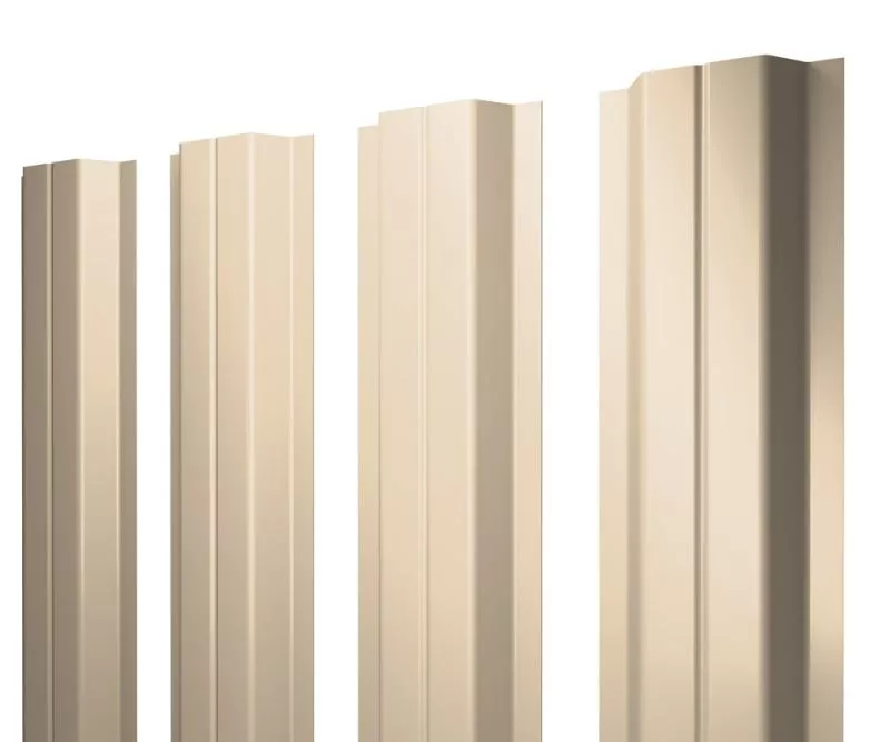 Штакетник П-образный A с прямым резом 0,45 Drap TX RAL 1015 светлая слоновая кость купить в краснодаре