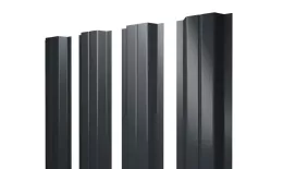 Штакетник П-образный A с прямым резом 0,45 PE-Double RAL 7016 антрацитово-серый. Цена: 88 руб. Артикул: 38580