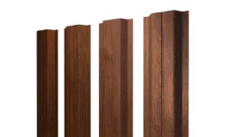 Штакетник П-образный A с прямым резом 0,45 Print-Double Premium Golden Wood Fresh. Артикул: 38591