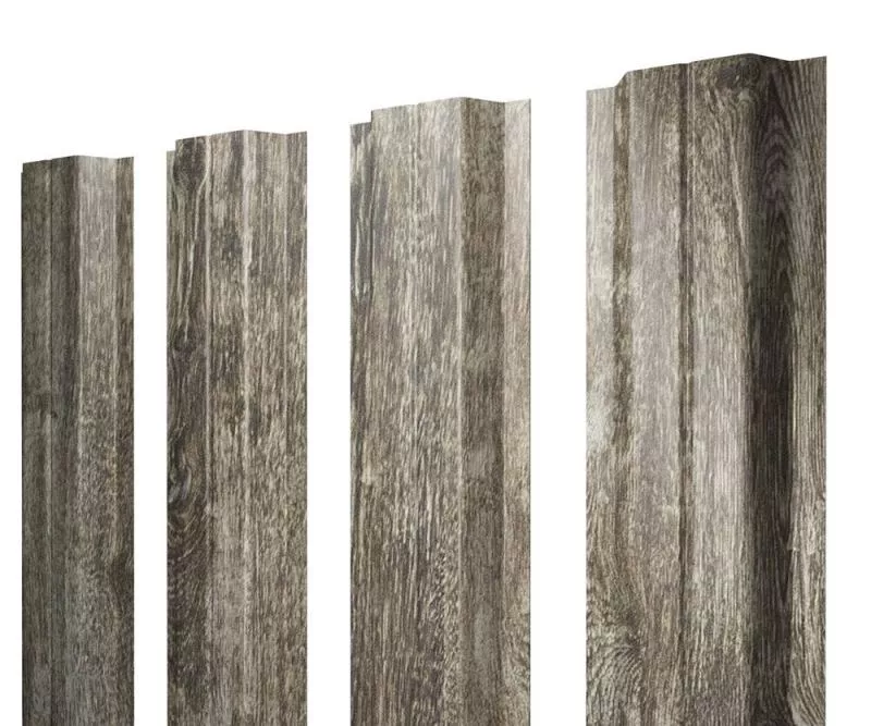 Штакетник П-образный A с прямым резом 0,45 Print Elite Nordic Wood TwinColor купить в краснодаре