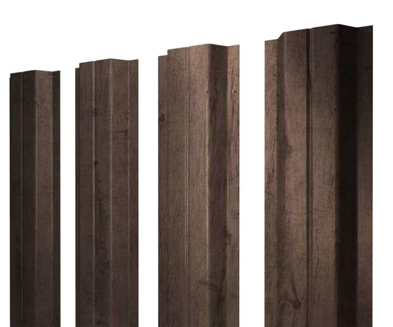 Штакетник П-образный A с прямым резом 0,45 Print Premium Almond Wood Fresh купить в краснодаре