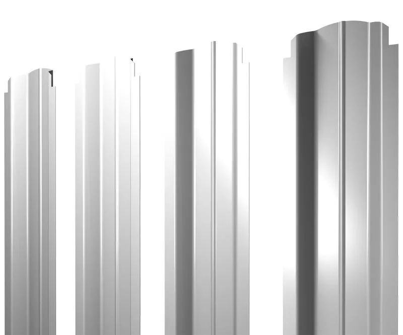 Штакетник П-образный B фигурный 0,45 Drap TX RAL 9003 сигнальный белый купить в краснодаре