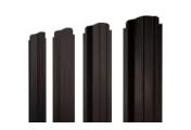 Штакетник П-образный B фигурный 0,45 Print Elite Coffee Wood Blesk TwinColor – Купить оптом и в розницу