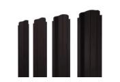 Штакетник П-образный B фигурный 0,5 Drap TX RAL 9005 черный – Купить оптом и в розницу