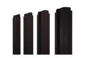 Штакетник П-образный B фигурный 0,5 Rooftop Бархат RAL 9005 черный – Купить оптом и в розницу