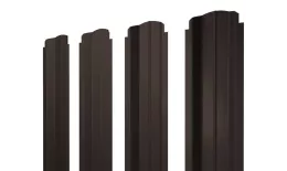 Штакетник П-образный B фигурный 0,5 Satin Matt TX RR 32 темно-коричневый. Цена: 134 руб. Артикул: 38664