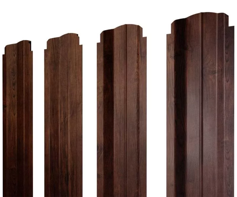 Штакетник П-образный В фигурный 0,4 Print Premium Cherry Wood Fresh TwinColor купить в краснодаре