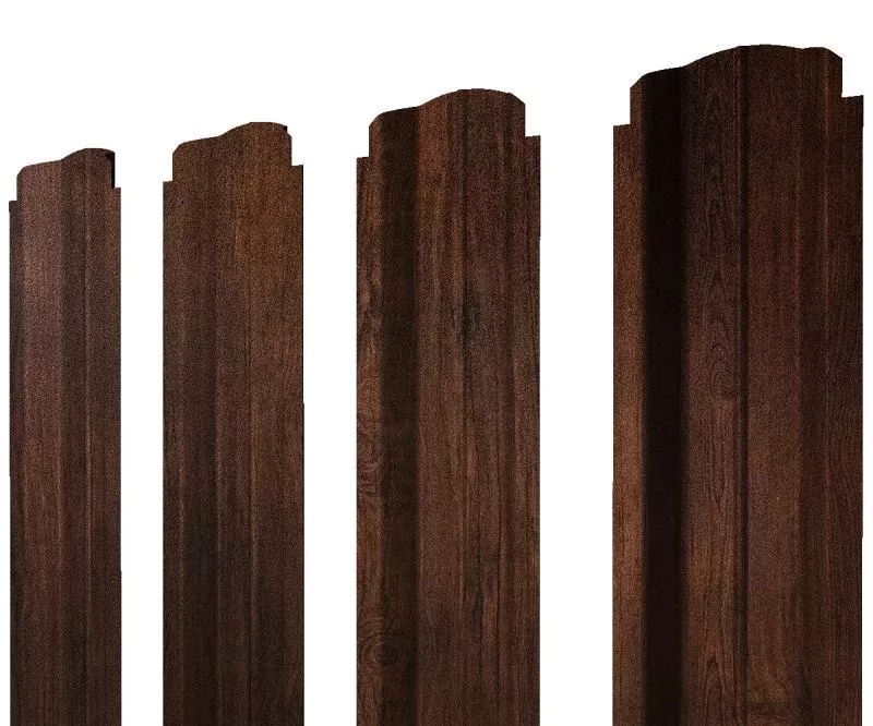 Штакетник П-образный В фигурный 0,45 Print-Double Premium Cherry Wood Dark F купить в краснодаре