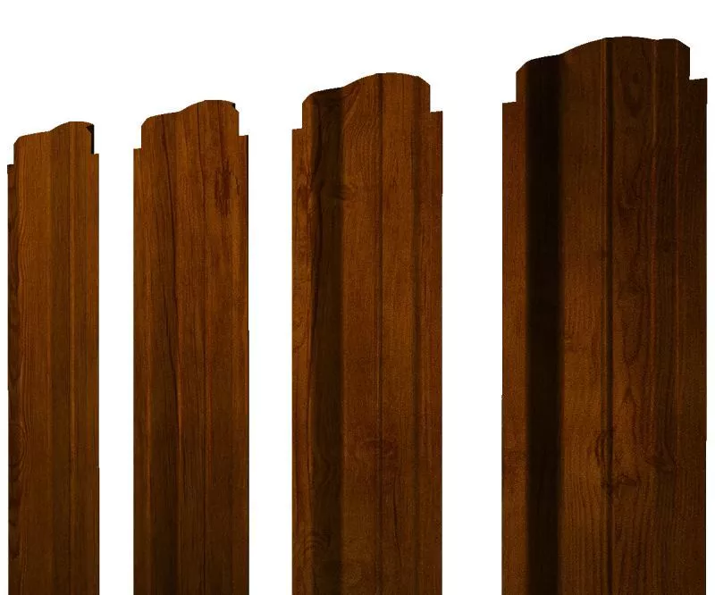 Штакетник П-образный В фигурный 0,45 Print-Double Premium Golden Wood Intense F купить в краснодаре