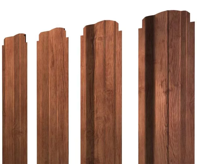 Штакетник П-образный В фигурный 0,45 Print Premium Rowan Fresh TwinColor купить в краснодаре