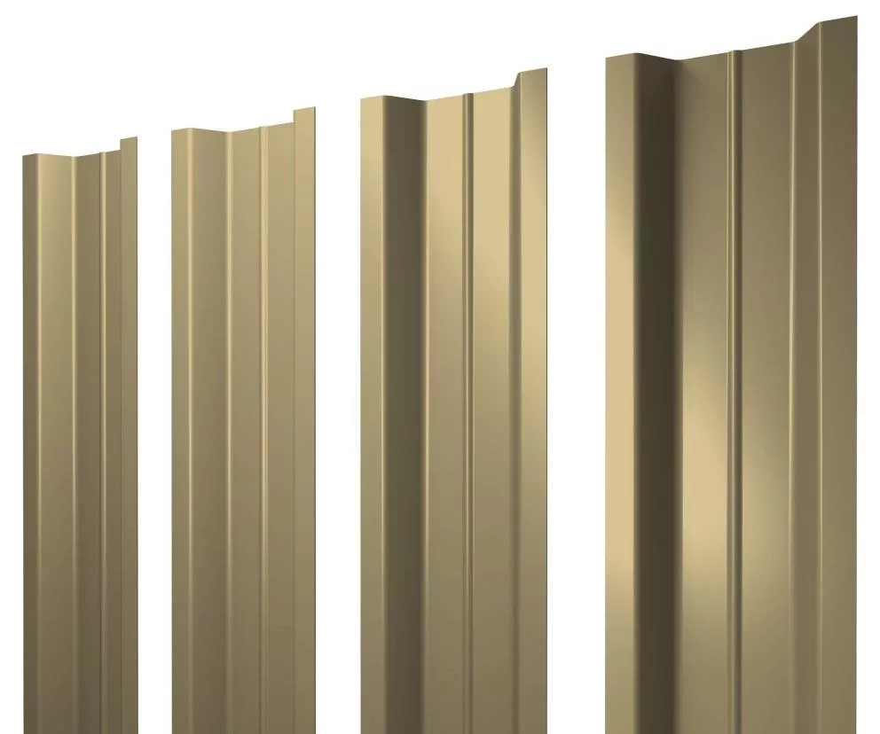 Штакетник П-образный В с прямым резом 0,4 PE RAL 1014 слоновая кость купить в краснодаре