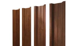 Штакетник П-образный В с прямым резом 0,4 Print Premium Golden Wood Fresh TwinColor. Артикул: 38727