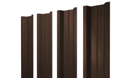 Штакетник П-образный В с прямым резом 0,45 Drap TX RAL 8017 шоколад. Цена: 118 руб. Артикул: 46096