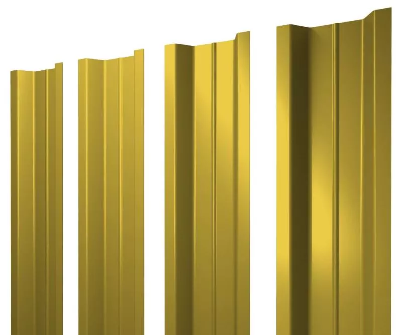 Штакетник П-образный В с прямым резом 0,45 PE RAL 1018 цинково-желтый купить в краснодаре