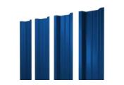 Штакетник П-образный В с прямым резом 0,45 PE RAL 5005 сигнальный синий – Купить оптом и в розницу