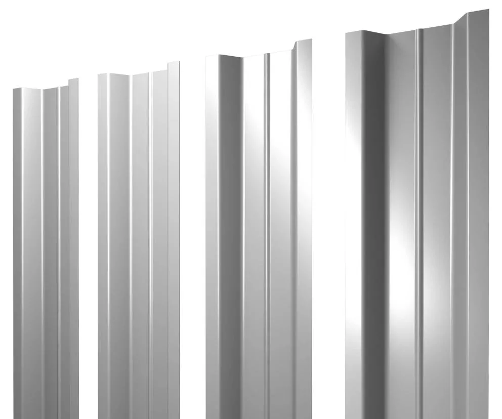 Штакетник П-образный В с прямым резом 0,45 PE RAL 9003 сигнальный белый купить в краснодаре