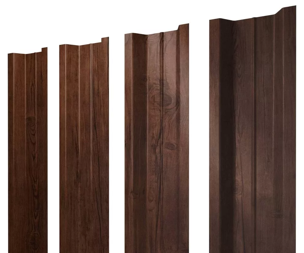 Штакетник П-образный В с прямым резом 0,45 Print-Double Premium Cherry Wood Fresh купить в краснодаре