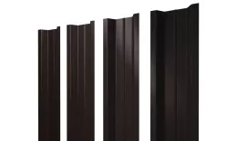 Штакетник П-образный В с прямым резом 0,45 Print Elite Coffee Wood Blesk TwinColor. Артикул: 38742