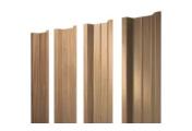 Штакетник П-образный В с прямым резом 0,45 Print Elite Honey Wood TwinColor – Купить оптом и в розницу