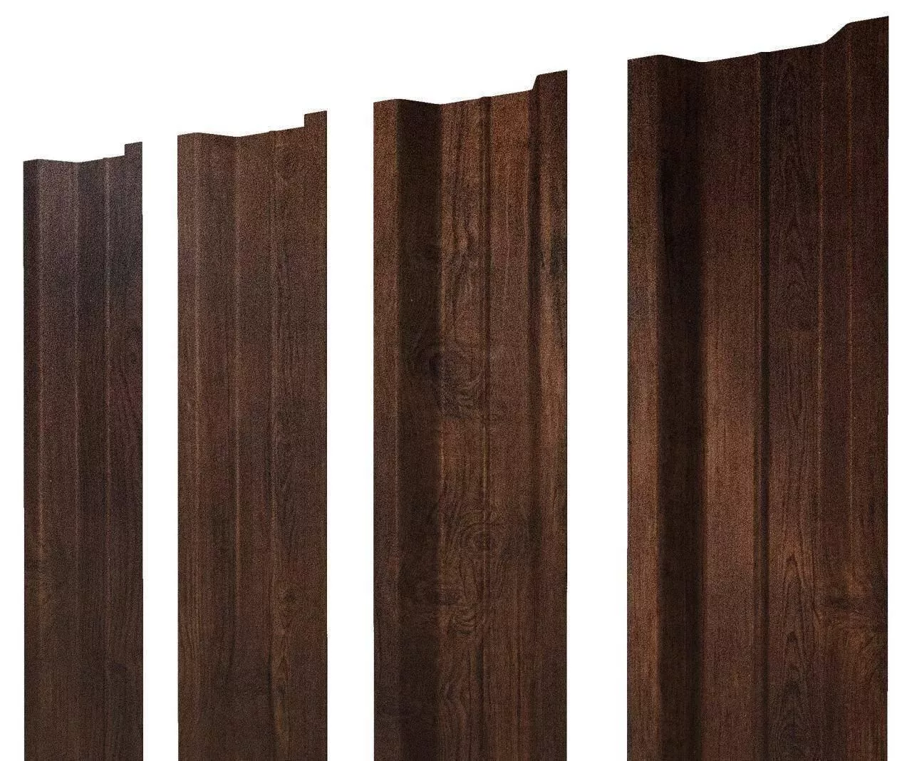 Штакетник П-образный В с прямым резом 0,45 Print Premium Cherry Wood Dark FTC купить в краснодаре