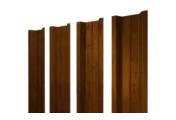 Штакетник П-образный В с прямым резом 0,45 Print Premium Golden Wood Intense FTC – Купить оптом и в розницу