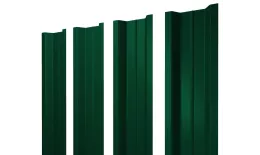 Штакетник П-образный В с прямым резом 0,5 Satin RAL 6005 зеленый мох. Цена: 128 руб. Артикул: 46114