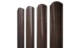 Штакетник Полукруглый Slim фигурный 0,45 Print-Double Premium Antique Wood. Артикул: 39418