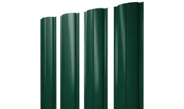 Штакетник Полукруглый Slim с прямым резом 0,5 PurLite Matt RAL 6005 зеленый мох. Артикул: 39409