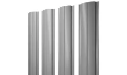 Штакетник Полукруглый Slim с прямым резом 0,5 Satin RAL 9006бело-алюминиевый. Цена: 116 руб. Артикул: 38834