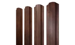 Штакетник Прямоугольный фигурный 0,4 Print Premium Cherry Wood Fresh TwinColor. Артикул: 38989