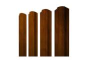 Штакетник Прямоугольный фигурный 0,4 Print Premium Golden Wood Intense FTC – Купить оптом и в розницу