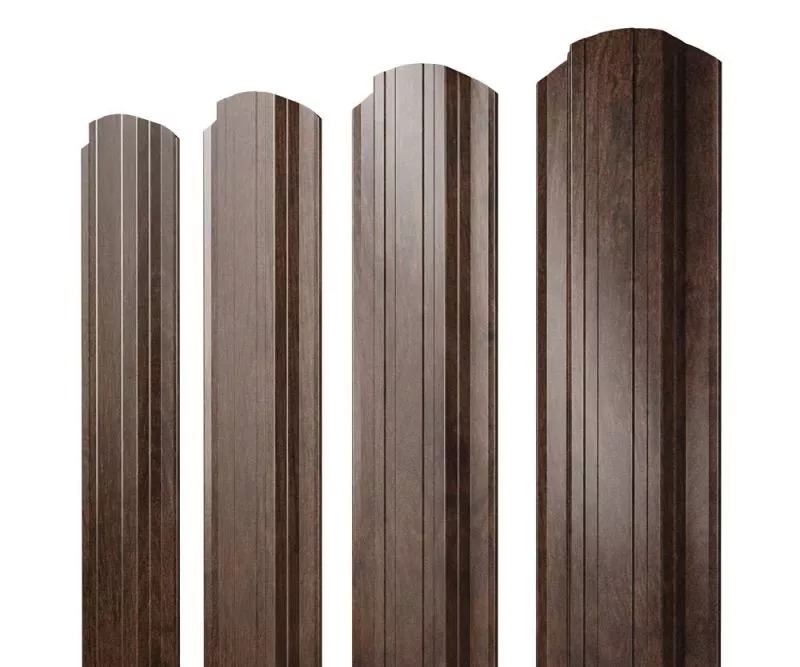 Штакетник Прямоугольный фигурный 0,45 Print-Double Premium Antique Wood купить в краснодаре