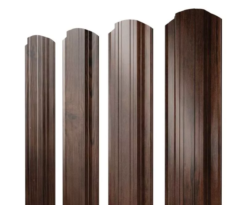 Штакетник Прямоугольный фигурный 0,45 Print Elite Cherry Wood TwinColor купить в краснодаре