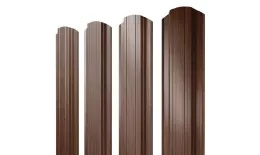Штакетник Прямоугольный фигурный 0,45 Print Elite Choco Wood TwinColor. Цена: 214 руб. Артикул: 39005