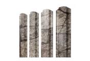 Штакетник Прямоугольный фигурный 0,45 Print Elite King Stone TwinColor – Купить оптом и в розницу