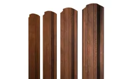 Штакетник Прямоугольный фигурный 0,45 Print Premium Golden Wood Fresh. Артикул: 39449