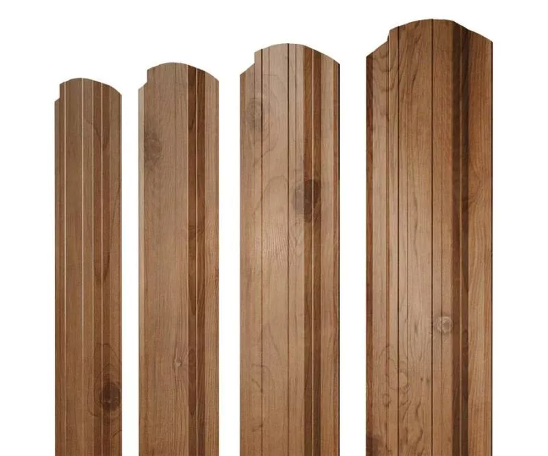 Штакетник Прямоугольный фигурный 0,45 Print Premium Pine Wood Fresh купить в краснодаре