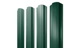 Штакетник Прямоугольный фигурный 0,5 Satin Matt RAL 6005 зеленый мох. Цена: 207 руб. Артикул: 46259