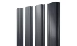 Штакетник Прямоугольный с прямым резом 0,45 Drap TX RAL 7016 антрацитово-серый. Цена: 131 руб. Артикул: 38914