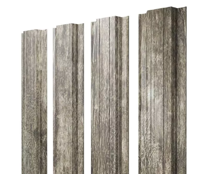 Штакетник Прямоугольный с прямым резом 0,45 Print Elite Nordic Wood TwinColor купить в краснодаре