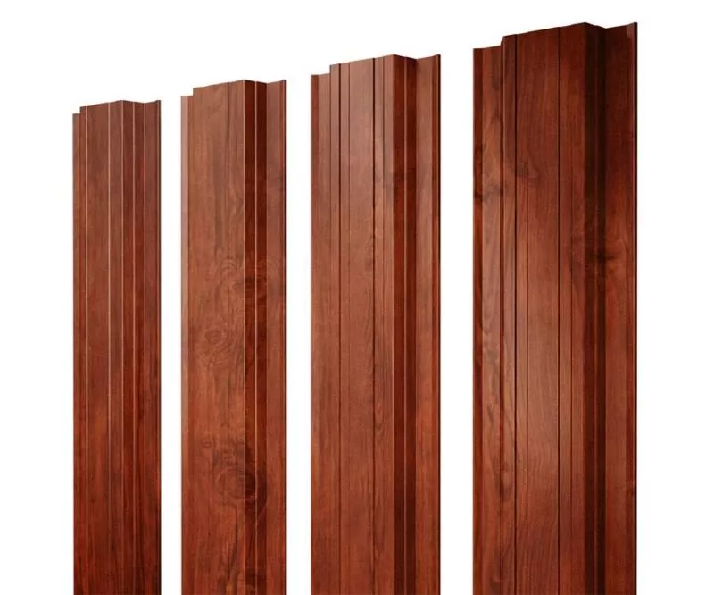 Штакетник Прямоугольный с прямым резом 0,45 Print Elite Rowan TwinColor купить в краснодаре