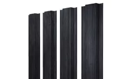 Штакетник Прямоугольный с прямым резом 0,45 Print Premium Grey Wood TwinColor. Цена: 196 руб. Артикул: 46447