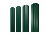 Штакетник Twin фигурный 0,4 PE-Double RAL 6005 зеленый мох – Купить оптом и в розницу