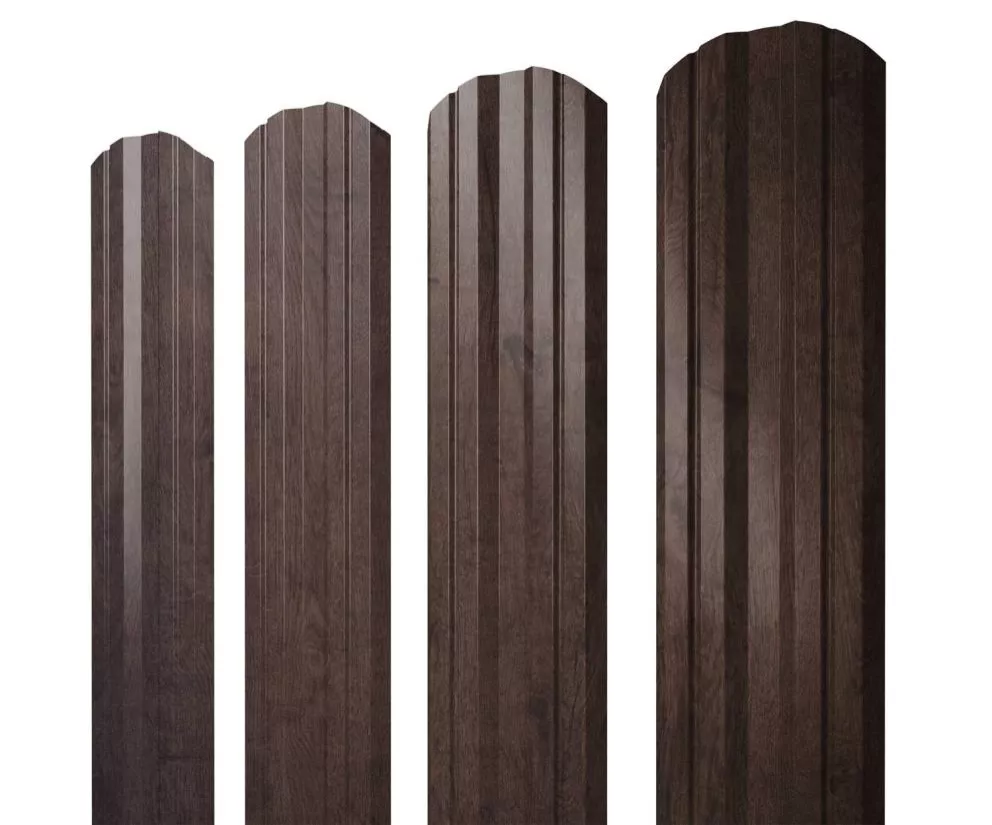 Штакетник Twin фигурный 0,45 Print Elite Antique Wood TwinColor купить в краснодаре