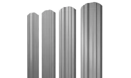 Штакетник Twin фигурный 0,5 PE RAL 7004 сигнальный серый. Цена: 107 руб. Артикул: 39091
