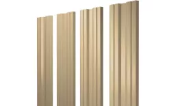 Штакетник Twin с прямым резом 0,4 PE RAL 1014 слоновая кость. Цена: 77 руб. Артикул: 37989