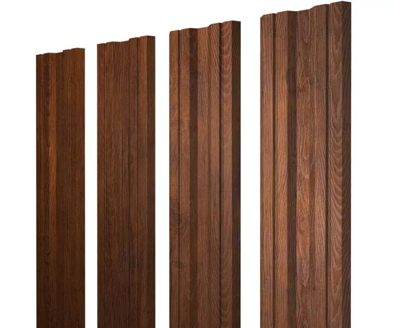 Штакетник Twin с прямым резом 0,45 Print-Double Premium Golden Wood Fresh купить в краснодаре