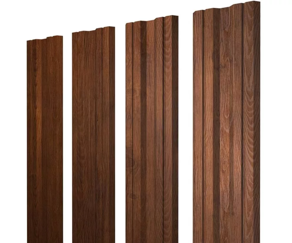 Штакетник Twin с прямым резом 0,45 Print Premium Golden Wood Fresh купить в краснодаре